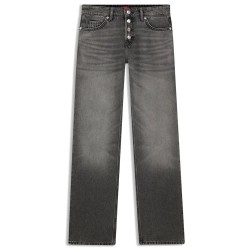 дънки,мъжки,панталони,дамски,панталони,hugo,gilissi,10267552,straight,fit,jeans,grey,(silver)