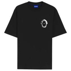 тениска,мъжки,тениски,дамски,тениски,hugo,nofishix,10272987,blue,short,sleeve,t,shirt,black,(black)