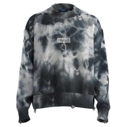 блуза,мъжки,пуловери,дамски,пуловери,hugo,sestroy,10276155,blue,sweater,grey,(black)