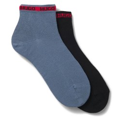 чорапи,мъжки,чорапи,дамски,чорапи,hugo,tape,10260234,socks,2,pairs,blue,(open,blue)