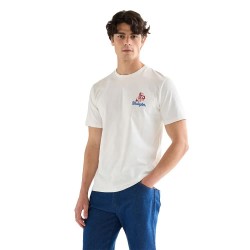 Тениска Wrangler Embroidery short sleeve T-shirt - White (Worn White) тениска,мъжки,тениски,дамски,тениски,wrangler,embroidery,short,sleeve,t,shirt,white,(worn,white)