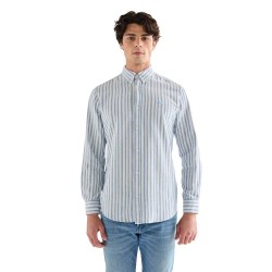 риза,с,дълъг,ръкав,дамски,ризи,мъжки,ризи,wrangler,oxford,long,sleeve,shirt,blue,(blue,multi)
