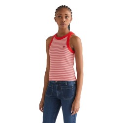 тениска,мъжки,тениски,дамски,тениски,wrangler,ringer,sleeveless,t,shirt,pink,(flame,scarlet)