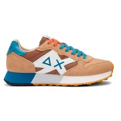 маратонки,мъжки,маратонки,дамски,маратонки,sun68,jaki,2.0,bicolor,trainers,brown,(beige,fox)