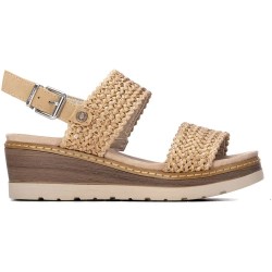 Сандали на платформа Refresh 175203 wedge sandals - Beige (Gold) сандали,на,платформа,дамски,сандали,и,чехли,refresh,175203,wedge,sandals,beige,(gold)