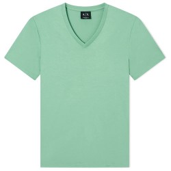 тениска,мъжки,тениски,дамски,тениски,armani,exchange,8nzt75,zja5z,short,sleeve,v,neck,t,shirt,green,(shale,green)