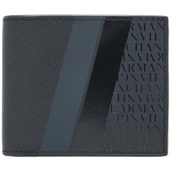 портфейли,и,портмонета,armani,exchange,xm000168,af11935,wallet,black,(black,gunmetal,shiny)
