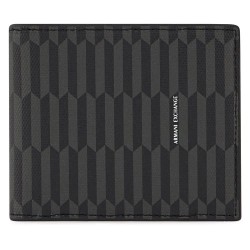 портфейли,и,портмонета,armani,exchange,xm000168,af22637,wallet,black,grey,(black,chimera)