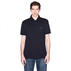 Armani exchange XM002390_AF13026 short sleeve polo - Blue (Deep Navy) дамски,блузи,с,яка,мъжки,блузи,с,яка,armani,exchange,xm002390,af13026,short,sleeve,polo,blue,(deep,navy)