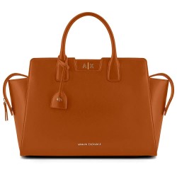 Пазарска чанта Armani exchange XW002157_AF19892 Shopper Bag - Brown (Glazed Ginger) пазарска,чанта,всички,чанти,armani,exchange,xw002157,af19892,shopper,bag,brown,(glazed,ginger)