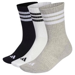чорапи,мъжки,чорапи,дамски,чорапи,adidas,3,stripes,cushioned,sportswear,crew,socks,3,units,multicolor,(medium,grey,heather,white,black)