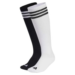 чорапи,мъжки,чорапи,дамски,чорапи,adidas,3,stripes,knee,socks,2,units,white,black,(white,black,black,white)