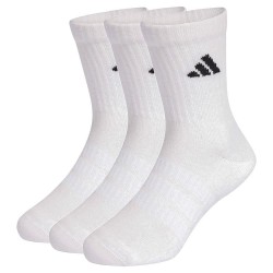 Чорапи Adidas Cushioned Sportswear crew socks 3 units - White (White / White / Black) чорапи,мъжки,чорапи,дамски,чорапи,adidas,cushioned,sportswear,crew,socks,3,units,white,(white,white,black)