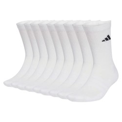 Чорапи Adidas Essentials Cushioned crew socks 10 units - White (White / Black) чорапи,мъжки,чорапи,дамски,чорапи,adidas,essentials,cushioned,crew,socks,10,units,white,(white,black)