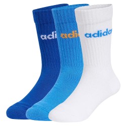 чорапи,детски,чорапи,adidas,linear,crew,socks,3,units,white,blue,(white,ray,blue,team,royal,blue)