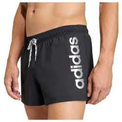 бански,гащета,мъжки,бански,костюми,adidas,logo,stretchy,knit,3´´,swimming,shorts,black,(black,white)