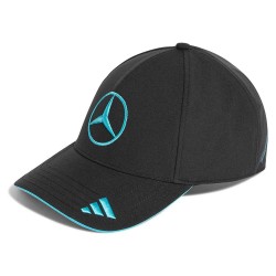 Шапка Adidas Mercedes-AMG Petronas F1 Team George Russell cap - Black (Black) шапка,всички,шапки,adidas,mercedes,amg,petronas,f1,team,george,russell,cap,black,(black)