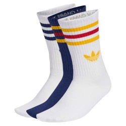 чорапи,мъжки,чорапи,дамски,чорапи,adidas,originals,3,stripes,crew,socks,3,units,white,blue,(white,dark,blue,white)