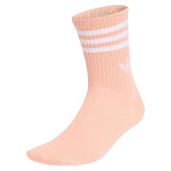 чорапи,мъжки,чорапи,дамски,чорапи,adidas,originals,3,stripes,crew,socks,3,units,pink,(white,white)