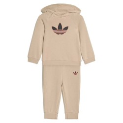 Adidas Originals Graphic Trefoil Hoodie set - Beige (Stone Khaki) детски,екипи,adidas,originals,graphic,trefoil,hoodie,set,beige,(stone,khaki)
