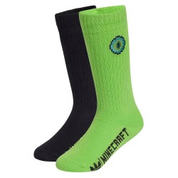 чорапи,мъжки,чорапи,дамски,чорапи,adidas,originals,x,minecraft,crew,socks,2,units,green,black,(black)