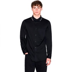 Риза с дълъг ръкав Armani exchange XM001819_AF10192 long sleeve shirt - Black (Black) риза,с,дълъг,ръкав,дамски,ризи,мъжки,ризи,armani,exchange,xm001819,af10192,long,sleeve,shirt,black,(black)