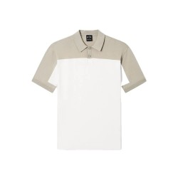 Armani exchange XM002151_AF22062 long sleeve polo - White (Cream / Winter Twing) дамски,блузи,с,яка,мъжки,блузи,с,яка,armani,exchange,xm002151,af22062,long,sleeve,polo,white,(cream,winter,twing)