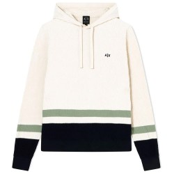 Суичър Armani exchange XM002171_AF22240 hoodie - Beige (Cream / Hedge Green) суичър,мъжки,пуловери,armani,exchange,xm002171,af22240,hoodie,beige,(cream,hedge,green)