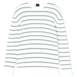 Суичър Armani exchange XM002172_AF18754 hoodie - White (Offwhite / Hedge Green) суичър,мъжки,пуловери,armani,exchange,xm002172,af18754,hoodie,white,(offwhite,hedge,green)