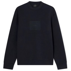 Блуза Armani exchange XM002395_AF19936 sweatshirt - Black (Deep Navy) блуза,мъжки,пуловери,armani,exchange,xm002395,af19936,sweatshirt,black,(deep,navy)