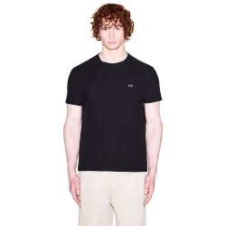 Тениска Armani exchange XM002453_AF10337 short sleeve T-shirt - Black (Black) тениска,мъжки,тениски,дамски,тениски,armani,exchange,xm002453,af10337,short,sleeve,t,shirt,black,(black)