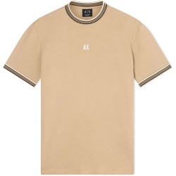 Тениска Armani exchange XM002451_AF10356 short sleeve T-shirt - Beige (Winter Twig) тениска,мъжки,тениски,дамски,тениски,armani,exchange,xm002451,af10356,short,sleeve,t,shirt,beige,(winter,twig)