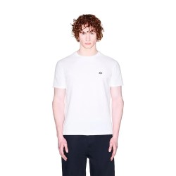 Тениска Armani exchange XM002453_AF10337 short sleeve T-shirt - White (Off White) тениска,мъжки,тениски,дамски,тениски,armani,exchange,xm002453,af10337,short,sleeve,t,shirt,white,(off,white)