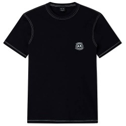 Тениска Armani exchange XM002455_AF10358 T-shirt - Black (Deep Navy) тениска,мъжки,тениски,дамски,тениски,armani,exchange,xm002455,af10358,t,shirt,black,(deep,navy)