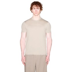 Тениска Armani exchange XM002467_AF10356 short sleeve T-shirt - Beige (Winter Twig) тениска,мъжки,тениски,дамски,тениски,armani,exchange,xm002467,af10356,short,sleeve,t,shirt,beige,(winter,twig)