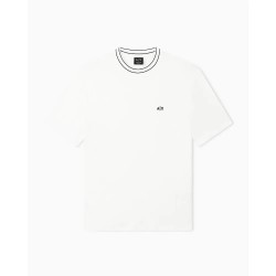 Тениска Armani exchange XM002484_AF21936 short sleeve T-shirt - White (Off White) тениска,мъжки,тениски,дамски,тениски,armani,exchange,xm002484,af21936,short,sleeve,t,shirt,white,(off,white)