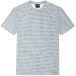 Тениска Armani exchange XM002511_AF10356 short sleeve T-shirt - Blue (Micro Logo Bellwether) тениска,мъжки,тениски,дамски,тениски,armani,exchange,xm002511,af10356,short,sleeve,t,shirt,blue,(micro,logo,bellwether)