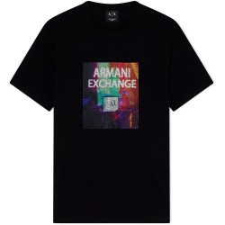 тениска,мъжки,тениски,дамски,тениски,armani,exchange,xm002515,af10356,short,sleeve,t,shirt,black,(black)