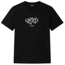 Тениска Armani exchange XM002782_AF10356 T-shirt - Black (Black) тениска,мъжки,тениски,дамски,тениски,armani,exchange,xm002782,af10356,t,shirt,black,(black)