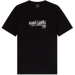 Тениска Armani exchange XM002789_AF10356 short sleeve T-shirt - Black (Black) тениска,мъжки,тениски,дамски,тениски,armani,exchange,xm002789,af10356,short,sleeve,t,shirt,black,(black)