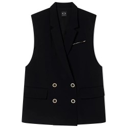 потник,дамски,жилетки,armani,exchange,xw001823,af16125,vest,black,(black)