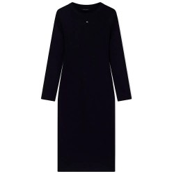 Рокля Armani exchange XW001834_AF18852 long sleeve dress - Black (Black) рокля,дамски,поли,и,рокли,armani,exchange,xw001834,af18852,long,sleeve,dress,black,(black)