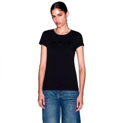 Тениска Armani exchange XW002106_AF10356 T-shirt - Black (Black) тениска,мъжки,тениски,дамски,тениски,armani,exchange,xw002106,af10356,t,shirt,black,(black)