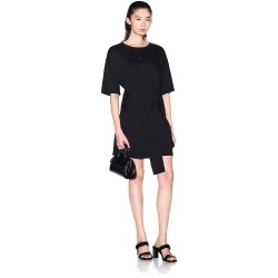 рокля,дамски,поли,и,рокли,armani,exchange,xw002085,af10356,short,sleeve,dress,black,(black)