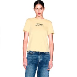 тениска,мъжки,тениски,дамски,тениски,armani,exchange,xw002324,af10356,short,sleeve,t,shirt,beige,yellow,(sunlight)