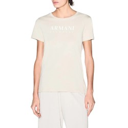 Тениска Armani exchange XW002345_AF10356 short sleeve T-shirt - Beige (Dust) тениска,мъжки,тениски,дамски,тениски,armani,exchange,xw002345,af10356,short,sleeve,t,shirt,beige,(dust)