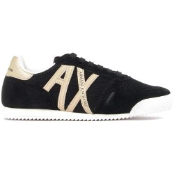 Маратонки Armani exchange XW002794_AF22755 trainers - Black (Black / Pale Gold) маратонки,мъжки,маратонки,дамски,маратонки,armani,exchange,xw002794,af22755,trainers,black,(black,pale,gold)