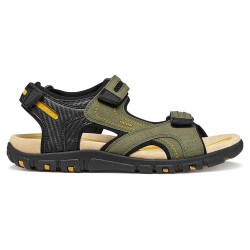 Сандали Geox Strada D sandals - Green (Musk / Black) сандали,мъжки,сандали,geox,strada,d,sandals,green,(musk,black)