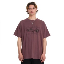 Тениска Volcom Ingrow short sleeve T-shirt - Purple (Pistol Punch) тениска,мъжки,тениски,дамски,тениски,volcom,ingrow,short,sleeve,t,shirt,purple,(pistol,punch)