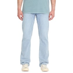 Дънки Volcom Solver jeans - Blue (Worn Light Blue) дънки,мъжки,панталони,дамски,панталони,volcom,solver,jeans,blue,(worn,light,blue)